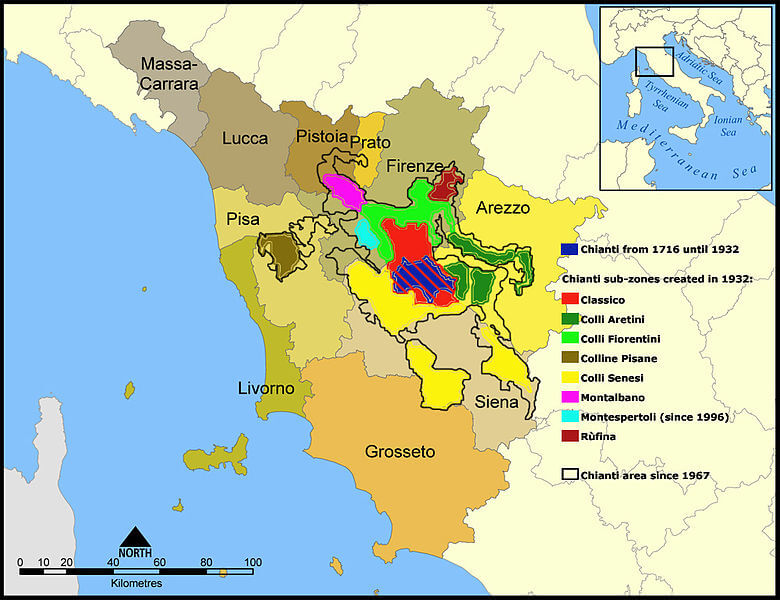 chianti-podoblasti DOC a DOCG